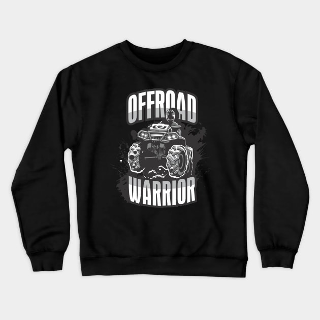 Offroad Warrior Crewneck Sweatshirt by Vector-Artist